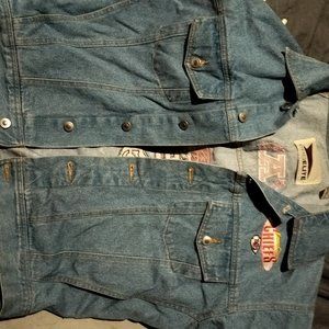 Vintage Kansas City Chiefs denim jacket